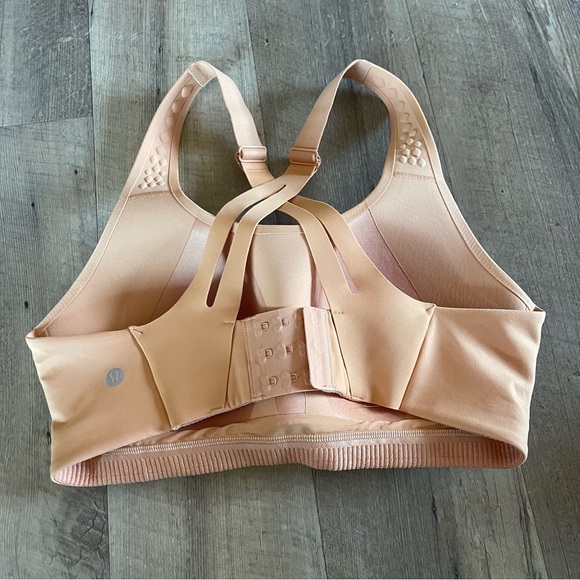 New Lululemon AirSupport Bra Warm Apricot Sports Bra - Picture 3 of 9